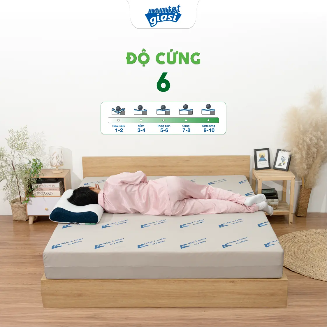Nệm Tốt Giá Sỉ - Nệm Foam Hoạt Tính Classic 1